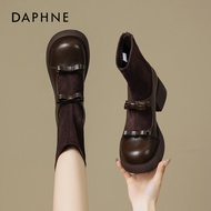 Daphne | Retro French Bow Heeled Sock Boots