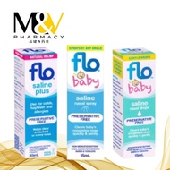 FLO ADULT / BABY SALINE NASAL SPRAY / DROPS 15ML / 30ML EXP02/2027