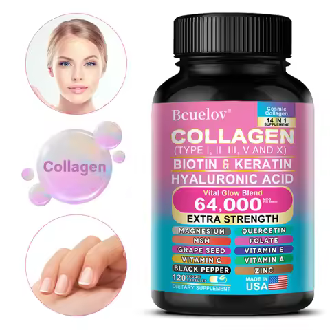 Collagen Peptide Supplement, Anti-Aging, Youthful Glow, Skin Elasticity, Strong Joints, Healthy Hair