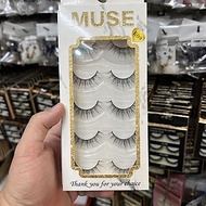 Lông Mi Giả, Lông Mi Giả Cao Cấp MUSE gân mềm mỏng, siêu nhẹ và có độ cong sẵn chuyên dùng cho cô dâ