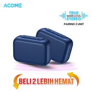 Acome Speaker Bluetooth 5.0 Portable Ultra Bass TWS Garansi Resmi 1 Thn A1 SENSE