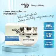 (BUY 1 GET 1 FREE PERFUME)Nine 9 day cream No. 1 30gr restores whitening 30gr smooth and bright whit