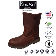 [Ready Stock] Original Pawsu Leather Safety Boots P906 Oil Resistant Heat Resistant