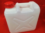 2pc Jerry Can 10 Liter for Petrol Chemical Alkaline Water. Ship within 6 hours (Off White)