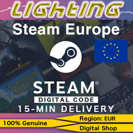 Steam Wallet Code EUR Credits Gift Card✨  5  EURO ~100 EURO  Europe Steam ✨Lightning 24/7 Email Deli