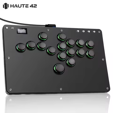 Haute42 R16 Button Rim Leverless Hitbox Controller Stickless Arcade Stick Controller For PC/ PS4/PS5