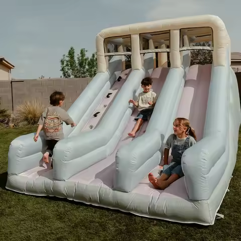 Hot Selling Double Slide Indoor and Outdoor Inflatable Castle Inflatable Slide Bouncer Jumping Castl