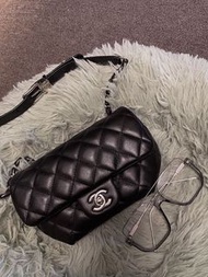 Chanel vintage coco肩背腰包