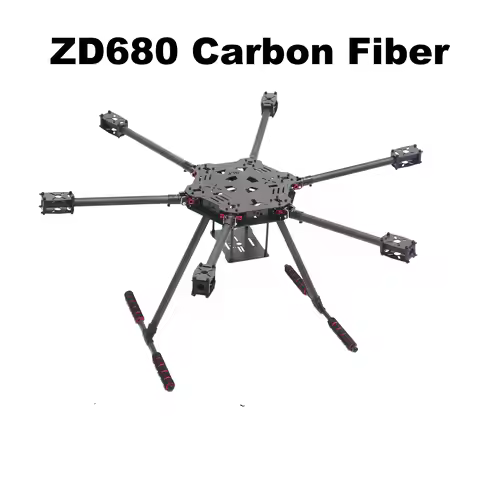 Angeltoy F680 6C PRO M8N/M9N/M10 Full Carbon Fiber Hexa-Rotor Foldable Arm Hexacopter Frame Kit with