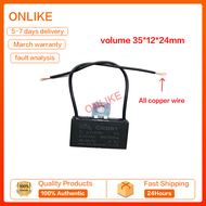 Capacitor fan universal 1uF 400V 50/60Hz square 2-wire (detachable) fan spare parts