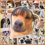 Set of 50 Meme Dog Stickers, Waterproof Funny Dog Stickers, cute dog stickers for helmets, motorbike