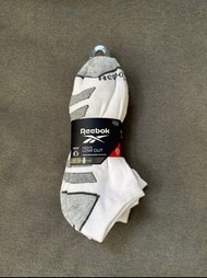 美國 Reebok 男 6雙組 白 運動襪 短襪 腳踝襪 船型襪 size 6-12.5