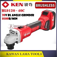 KEN BL9120 - 40C 20V 4.0AH 4" 100MM BRUSHLESS CORDLESS ANGLE GRINDER BL9120-40C