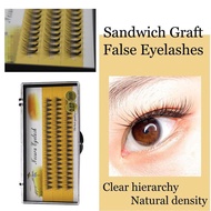 3 Rows Scarecrow Hair Grafting Extension 9mm 10mm 11mm False 0.07mm C Lashes Curl Individual A0u2