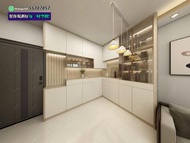 ✡客廳-C字櫃+鞋櫃家具訂做C字櫃慳位傢俬訂做裝修裝飾工程