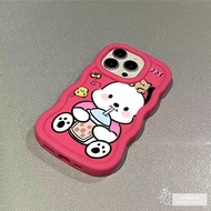 Pacha Dog Milk Tea Phone Case For itel Vision 3 2 2S 1 Plus S25 Ultra S23 S18 S17 P38 P37 Pro P36 Ci
