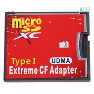 Will Dual  SDHC SDXC TF to CF Card Adapter Reader UDMA  to CF