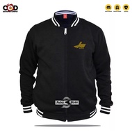 Style Distro Varsity Jacket Distro Lea Text Gold Sweater Hoodie Distro Jacket Girls Boys Imported Ja