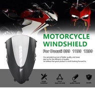 New ABS Carbon Fiber Motorcycle Windshield Windscreen For Ducati Panigale 1199 899 1299 Front Fairin