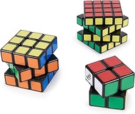 Spin Master Rubik's Cube Trio 3D Puzzle Includes 2x2 Mini Cube, 3x3 Cube and 4x4 Cube