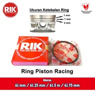 BRT RIK 61 PistonRing 61.25 61.5 61.75 mm Thickness 1 x 1 x 2 mm