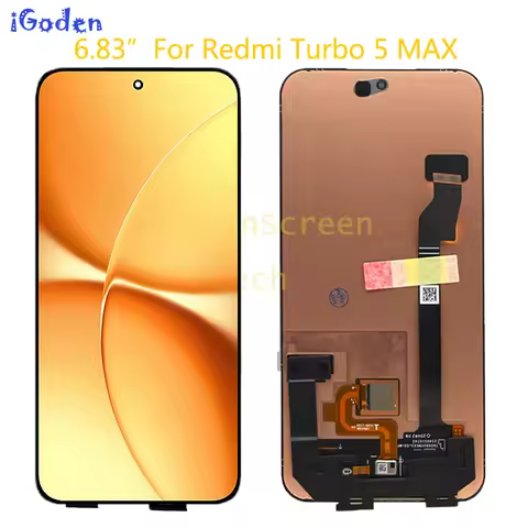 6.83" AMOLED For Xiaomi Redmi Turbo 5 Max Display LCD Touch Screen Parts 6.59" For Redmi Turbo 5 251