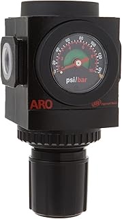 ARO R37341-600-VS Air Regulator 1/2" NPT, w/Gauge - 250 psi Max Inlet