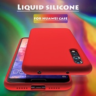 Liquid Silicone Case Huawei P30 Pro Original Plain Cover Huawei P30 Lite P30