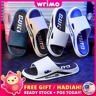 READY STOCK 💝 WRIMO Qusprint Sandal Women's Shoe Flat Slipper Unisex Woman Man Sandals Kasut Casual 