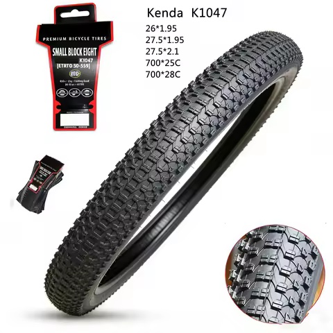 Kenda K1047 Mountain Bike Tire Foldable Small Block Eight 26 27.5 29 Inch 1.95 2.1 for XC Cycling ro