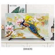 tapestry TV Dust Cover Elastic Hanging TV Cover Cloth remote control cover 32inch 37inch 40inch 42inch 47inch 55inch 60inch 65inch 70inch 75inch smart tv