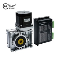 Nema23 Stepper Motor Worm Gearbox RV030 Speed Reducer With 14mm Output 3A 56MM 1.2NM 172Oz-in DM542 