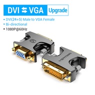 Vention DVI để VGA 24 + 5 Adapter DVI-I ổ cắm đực sang VGA Bộ chuyển đổi cái 1080p cho màn hình máy 