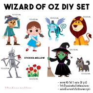 DIY Iron-On Patch Set (Wizard of Oz) Wizard Oz Cloth Sticker Dft Stickies.mellow Film