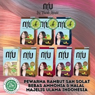 Free Gift NYU Hair Colour Halal Pewarna Rambut Sah Solat Hair Dye Tutup Uban Caramel Cherry Red Burg
