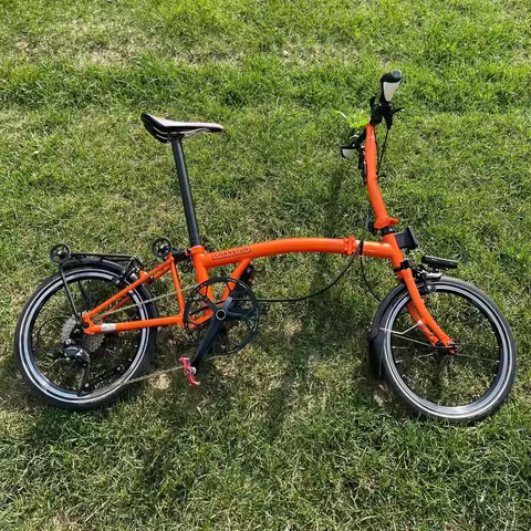 CRANSTON Retro Folding Bicycle 20 Inch External 9 Speed Double C Brake Portable CRMO Three Fold Fram