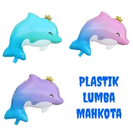 CROWN DOLPHIN PLASTIC BALLOON