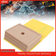 allinit Fockety 3D Printed Sliding Photo Album  Yellow Memory Book with 12 Slots for 6x5 Photos Stur
