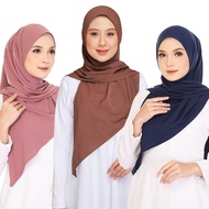 Bawal Lazy Tudung Instant Travel Mosscrepe / Awning Less Bdg 45