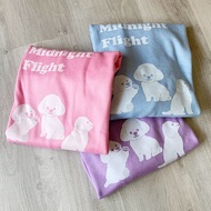 Bichon.mar Offset Printed Long-Sleeved Knit Top Bichon Merchandise Shipped Every Day