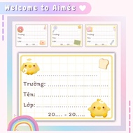 16 lovely farm cartoon notebook labels 5*7,5cm |Aimee Aimee Aimee Aimee|