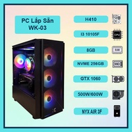 Bộ máy tính PC Gaming WK-03 I3 10105F VGA GTX 1060/1660Ti/1660S 8GB Ram (BH 36 Tháng)