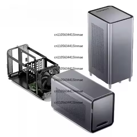 Fan Are Standard N5 N4 N3 N2 Mini NAS Case ITX Mini Aluminum with Steel Plate Support 130mm CPU Cool