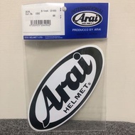 【Arai】原廠 logo 貼紙 大