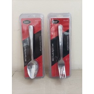 555 Stainless Spoon / Fork Plain 6pcs ( 1333 / 1334 ) (kutsara/tinidor)