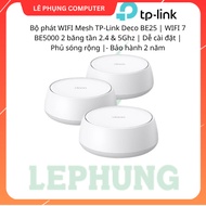 TP-Link Deco BE25 Mesh WIFI Router | WIFI 7 BE5000 dual band 2.4 & 5Ghz | Easy to install | Wide wav