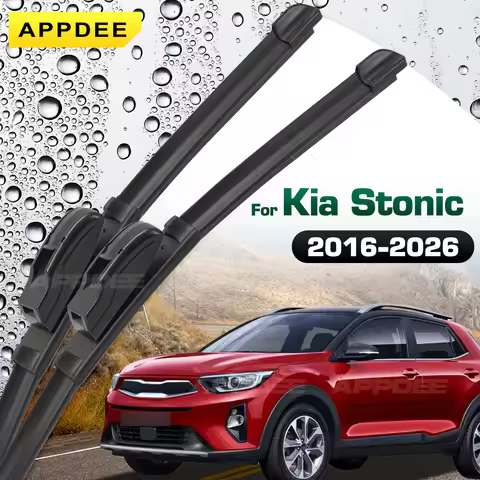 APPDEE Wiper For Kia Stonic 2016-2026 Silicone & Rubber Front Wiper Blades Windshield Windscreen Win