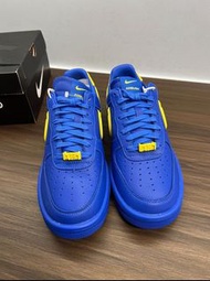 Nike Air Force 1 "Game Royal and Vivid Sulfur" 男女同款 藍黃色