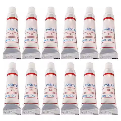 Abrasive Paste 320-10000 Grit Glass Metal Grinding Lapping Paste Oily 5g