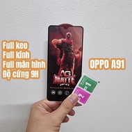 Oppo A91 anti-fingerprint tempered glass